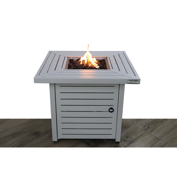 Wade Logan® Tariffville 25'' H x 30'' W Steel Outdoor Fire Pit Table